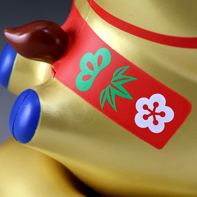 ソーラー幸せ招き馬（金） | ねこや工業