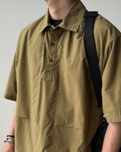 ハーフボタン半袖シャツ　S0401