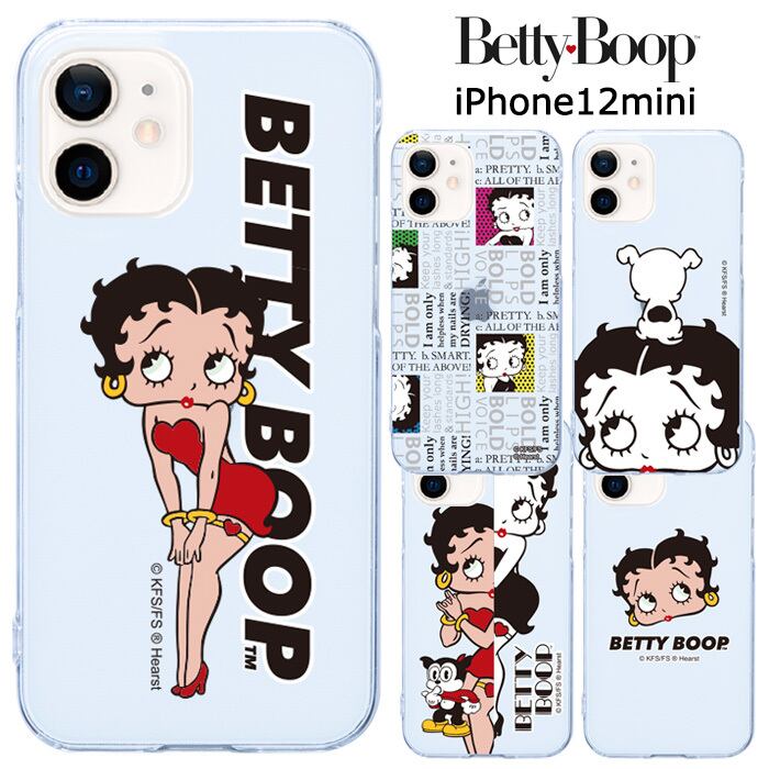 Iphone12mini ベティ ブープ クリア ケース カバー ハード ハードケース クリアケース キャラクター かわいい グッズ ベティちゃん Bettyboop ベティー ベティーちゃん パジー アイフォン トゥエルブ ミニ Iphone 12 Mini 5 4inch スマホケース スマホカバー S Ow 7g690
