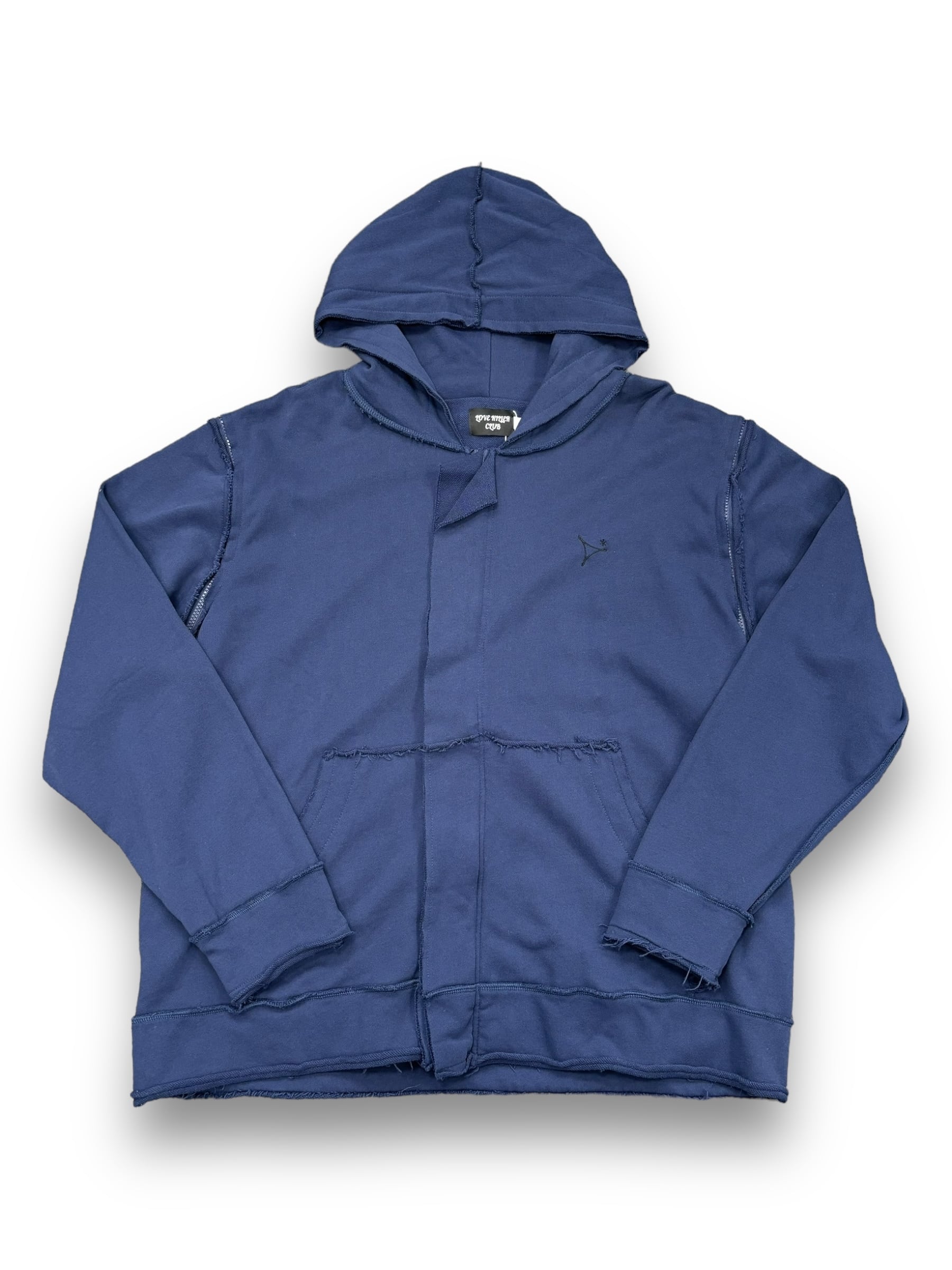 【PLANET STUDIO】damage zip hoodie