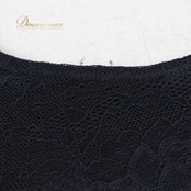 フラメンコ 衣装 トップス ブラウス 黒 レース レイリーナ Leirena 長袖 ダンス パーティ 発表会 透け感 ブラック系 レーストップス フラメンコブラウス ダンスウェア フォーマル シンプル Mサイズ 女性用 衣装 おしゃれ