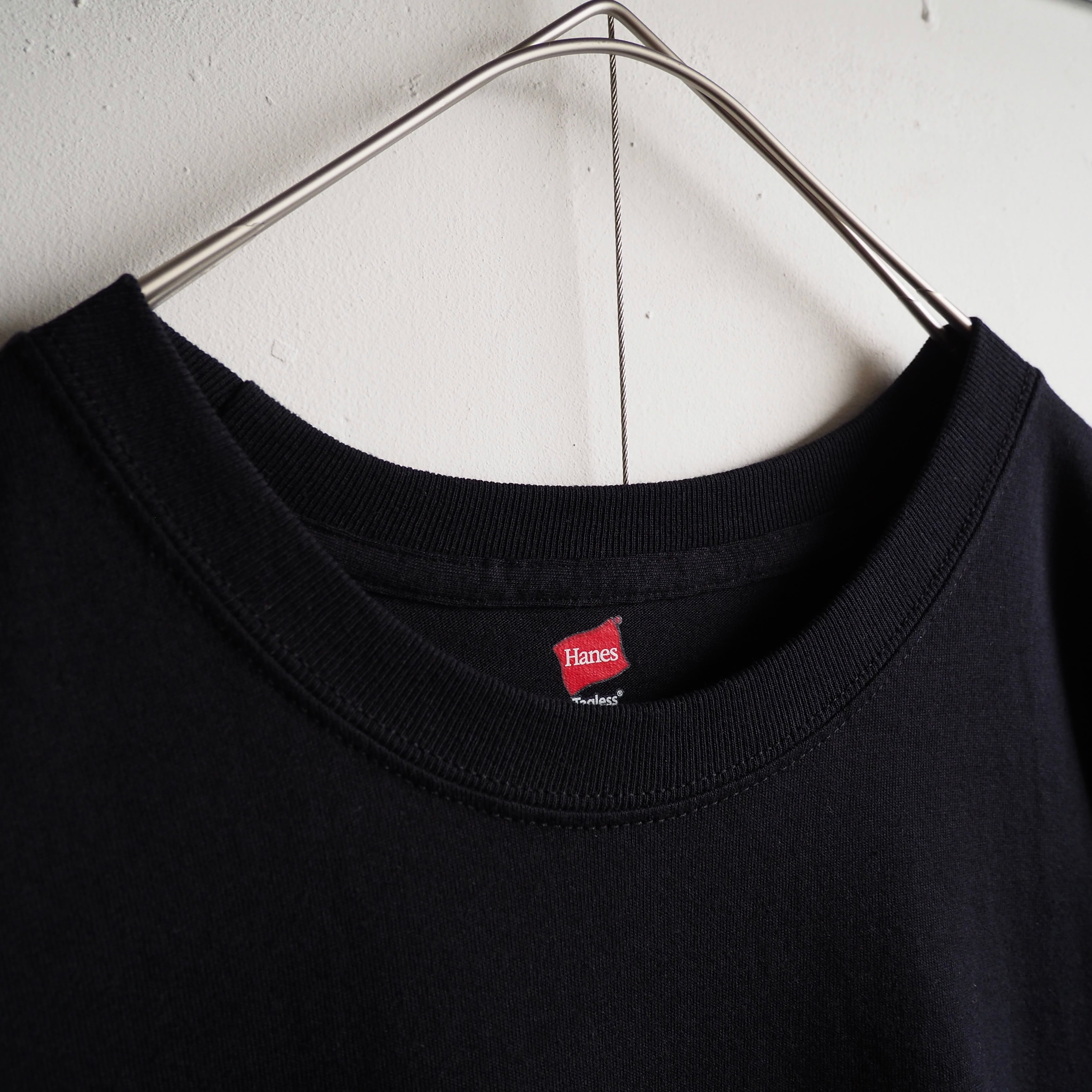 ” Let's Rock CAFE ” SMG printed Black Over silhouette Tee