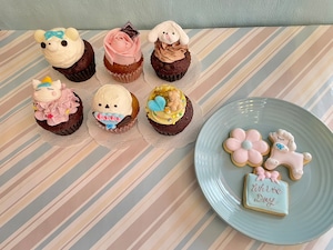 ホワイトデー限定カップケーキ6個+アイシングクッキースペシャルセット