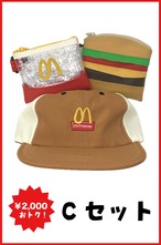 LUCKY C SET/ POTAPO S-SIZE & BURGER POUCH & BURGER SHOP CAP/ THISWAY