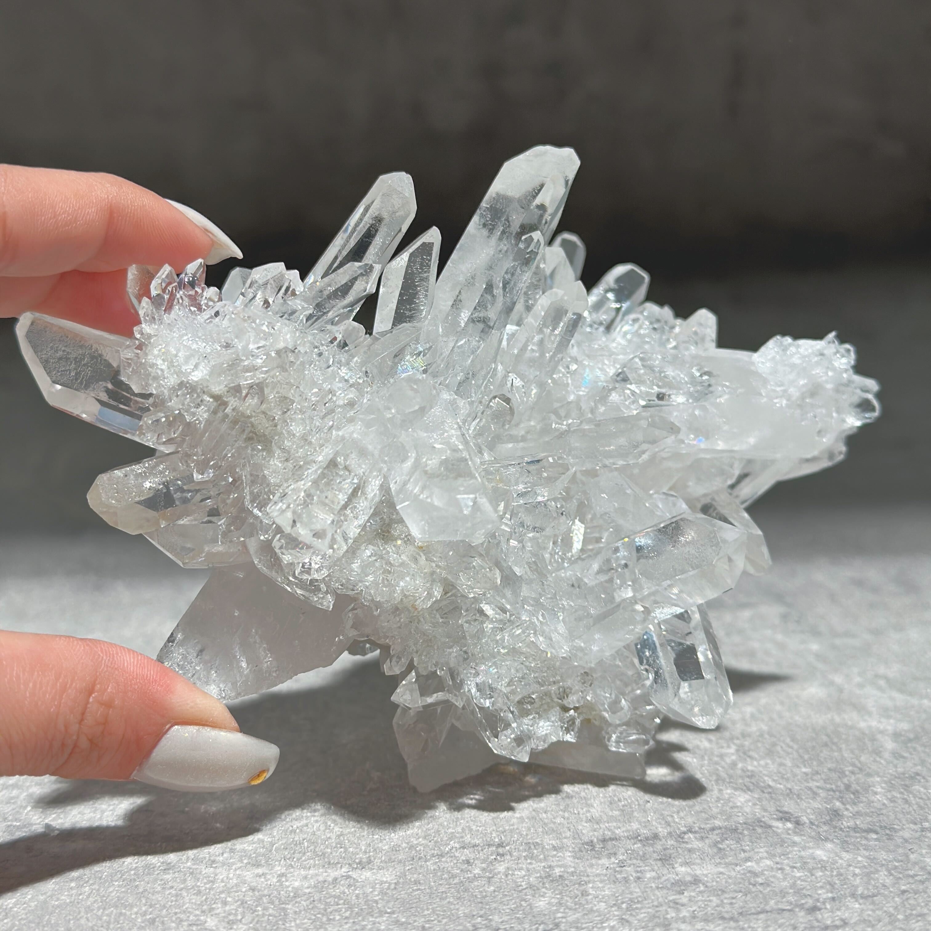 スペシャルクォリティ◎ゼッカ産水晶クリアクォーツ クラスター40