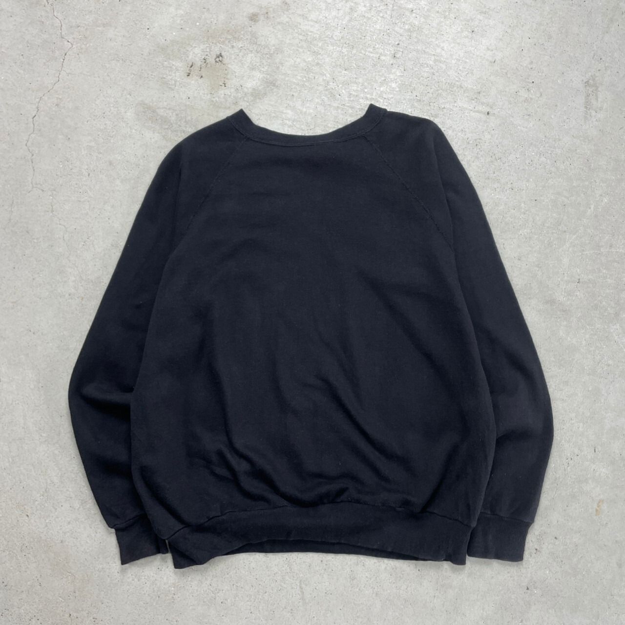 80年代 USA製 TULTEX ブランクスウェットシャツ 無地 ラグランスリーブ 