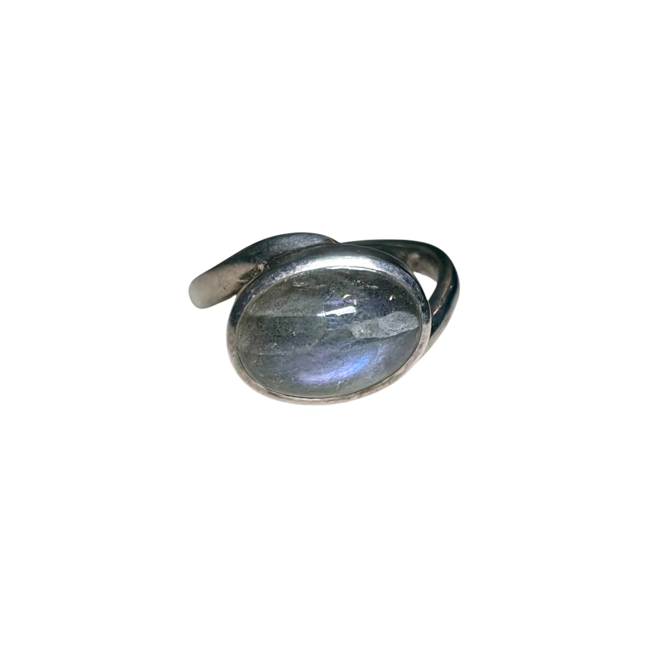 vintage labradorite silver ring
