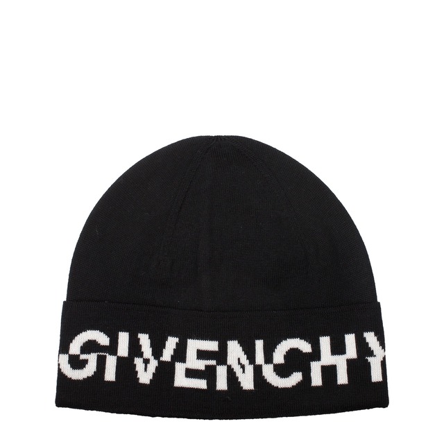 【新品】GIVENCHY ジバンシィ メンズ 帽子 ウール ブラック BPZ016P08X001