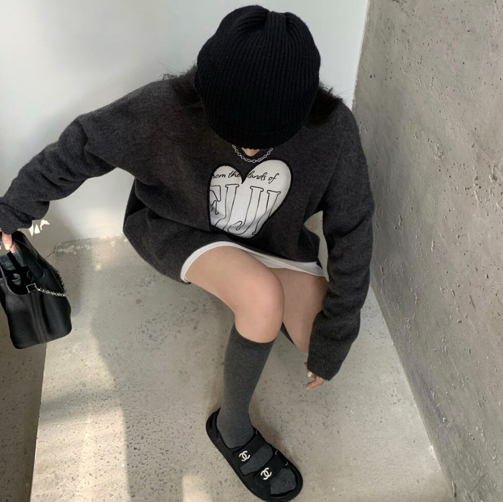 【SET】sweater on long sleeve T-shirt_LN0694