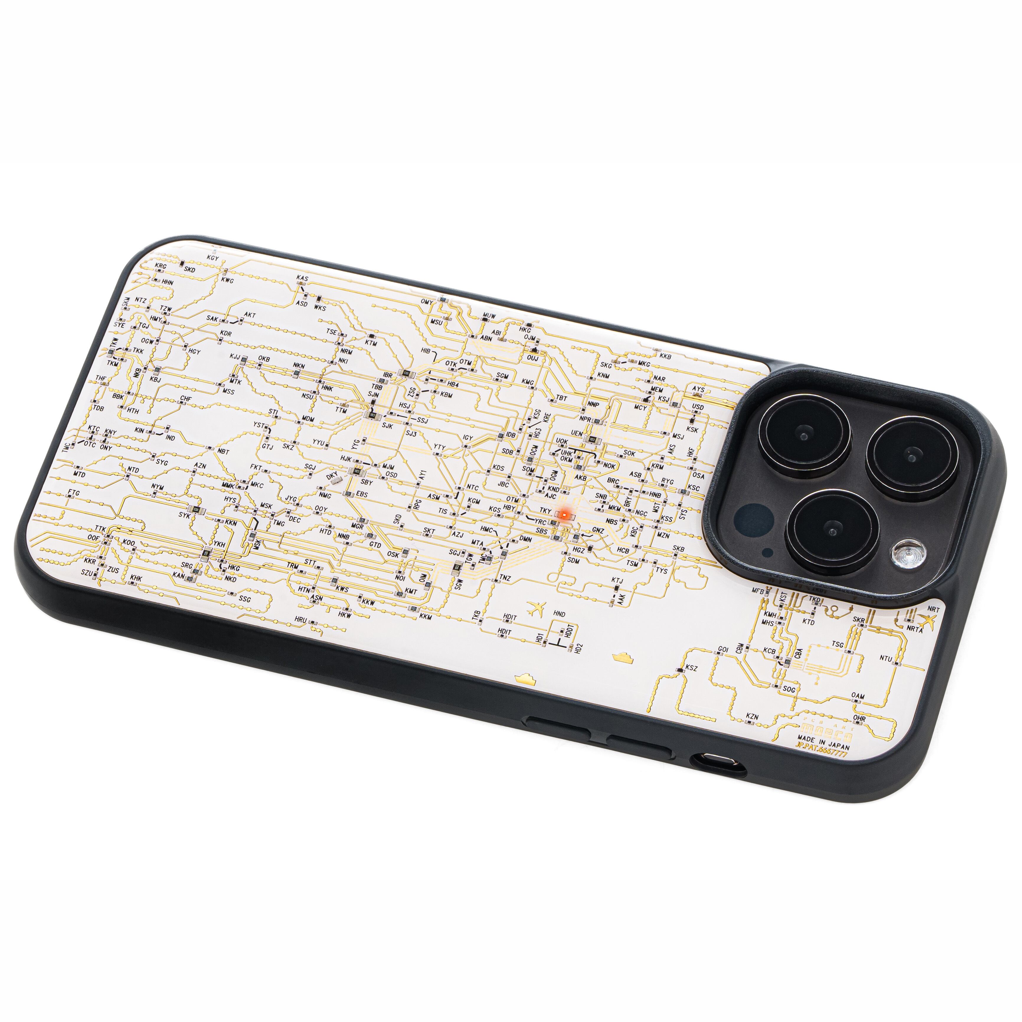 FLASH 東京回路線図 iPhone 15 Pro Max ケース | PCB ART moeco