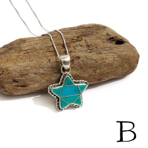 【INDIAN JEWELRY インディアンジュエリー】Navajo Turquoise Star pendant James Maygoats ナバホ ターコイズ スターペンダント ジェームス・メイゴート作