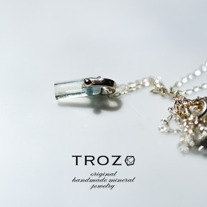 【006 Necklace Fest 2026】 アクアマリン 鉱物原石 シルバー925 ネックレス 天然石 アクセサリー (No.3781)