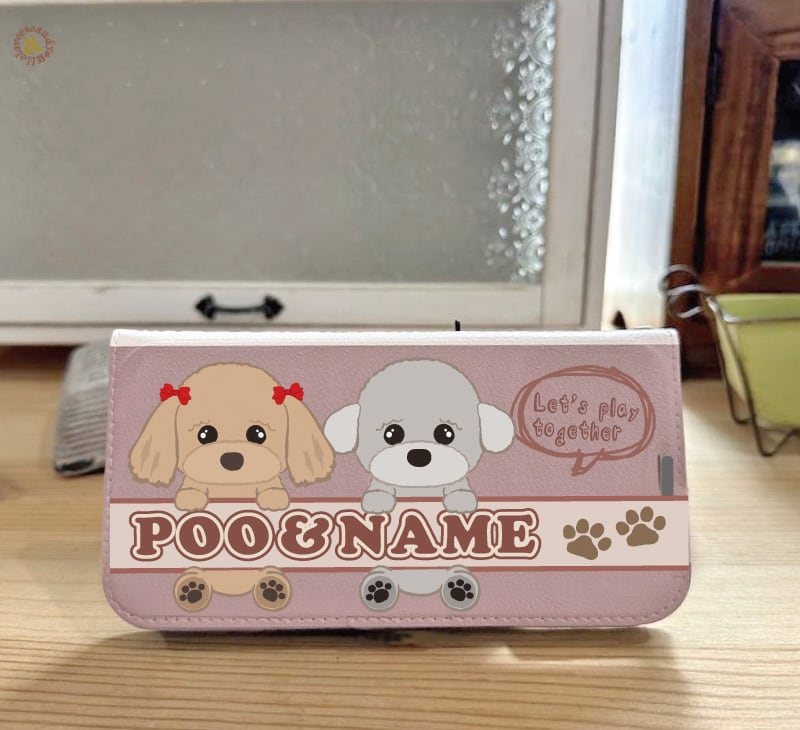 名入れ オーダーメイド うちの子アレンジOK 選べる犬種わんこの iphone