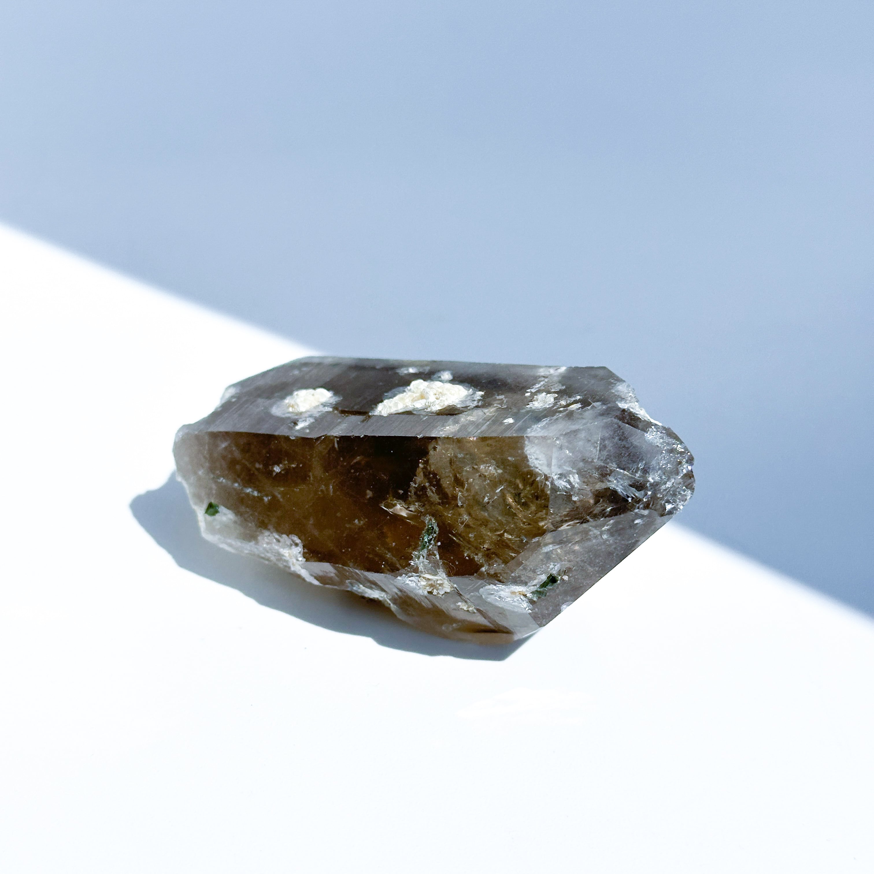 トルマリン入り◎シトリン（黄水晶） 原石03◇ Citrine ◇ 天然石