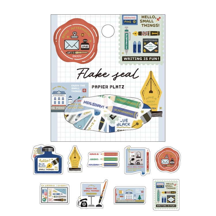 eric 金箔入りフレークシール | パピアプラッツBASE店