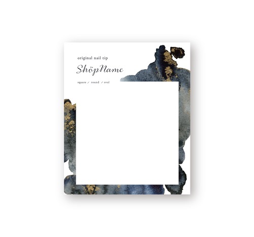 新作 ｜ ネイルチップ台紙  アクセサリー台紙  ｜ ncd_4