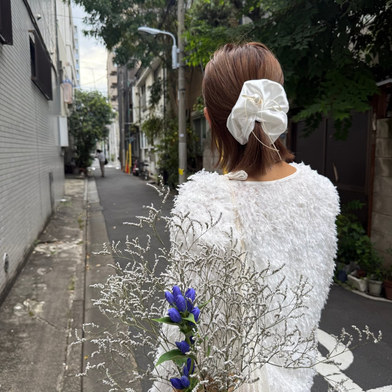 パールリボンビッグシュシュ G117