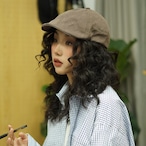 Tumulus: 【THE HOBOO】 ese レトロ 巾着 風合い 病棟 帽子 レディース サマー ベレー帽 メンズ デザインセンス ペインターハット 夏物 ベレット ヘアアクセサリー Tum57205429992