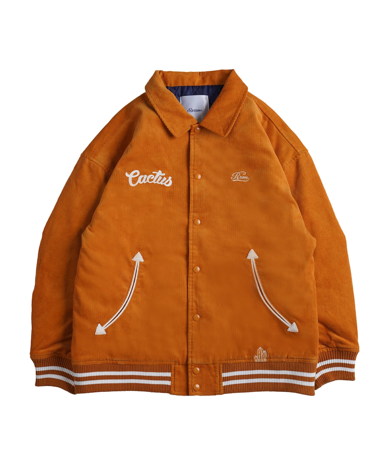 【#Re:room】CACTUS EMBROIDERY CORDUROY JACKET［REJ117］