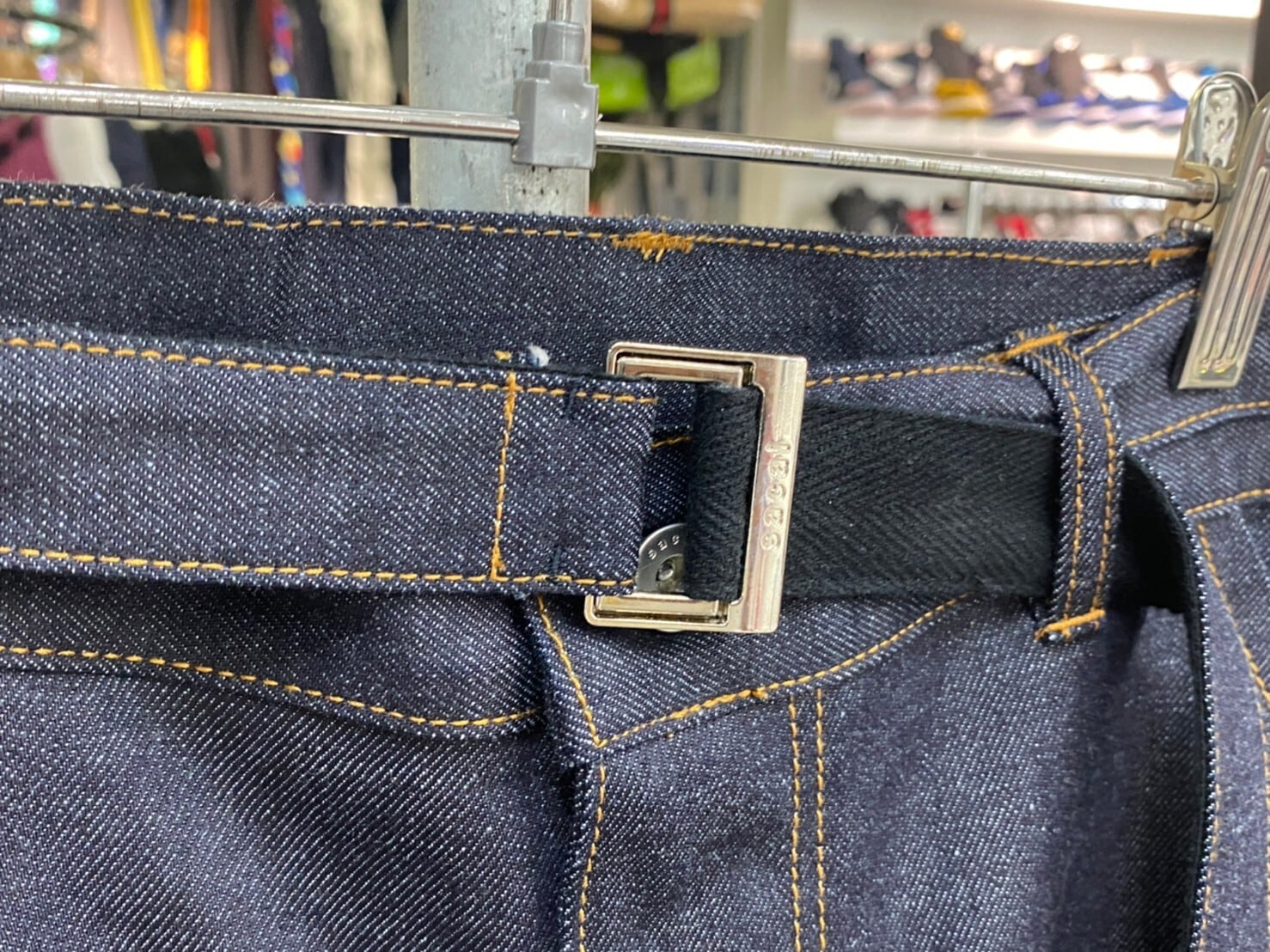 sacai 22SS BELTED DENIM 1 INDIGO 22-02720M 197141 | BRAND BUYERS OSAKA