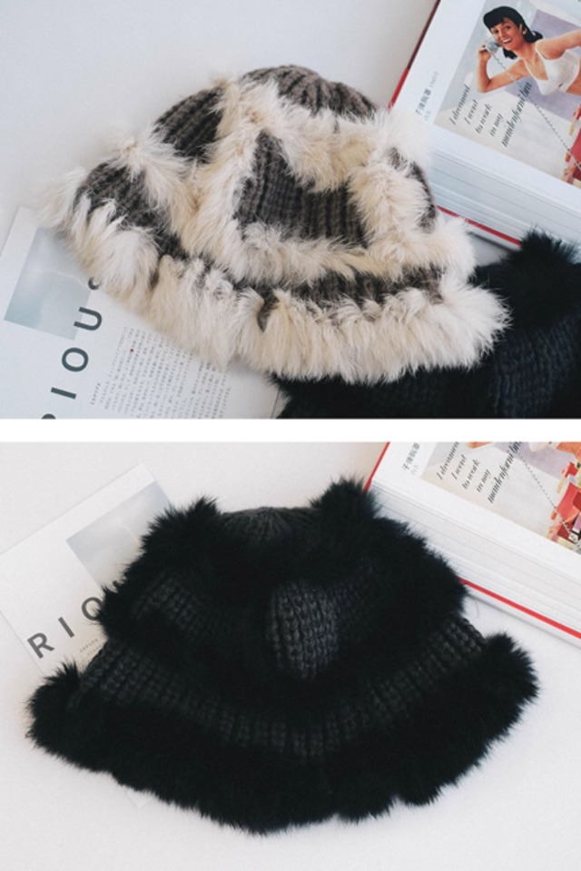 knit snow hat【2023111302】