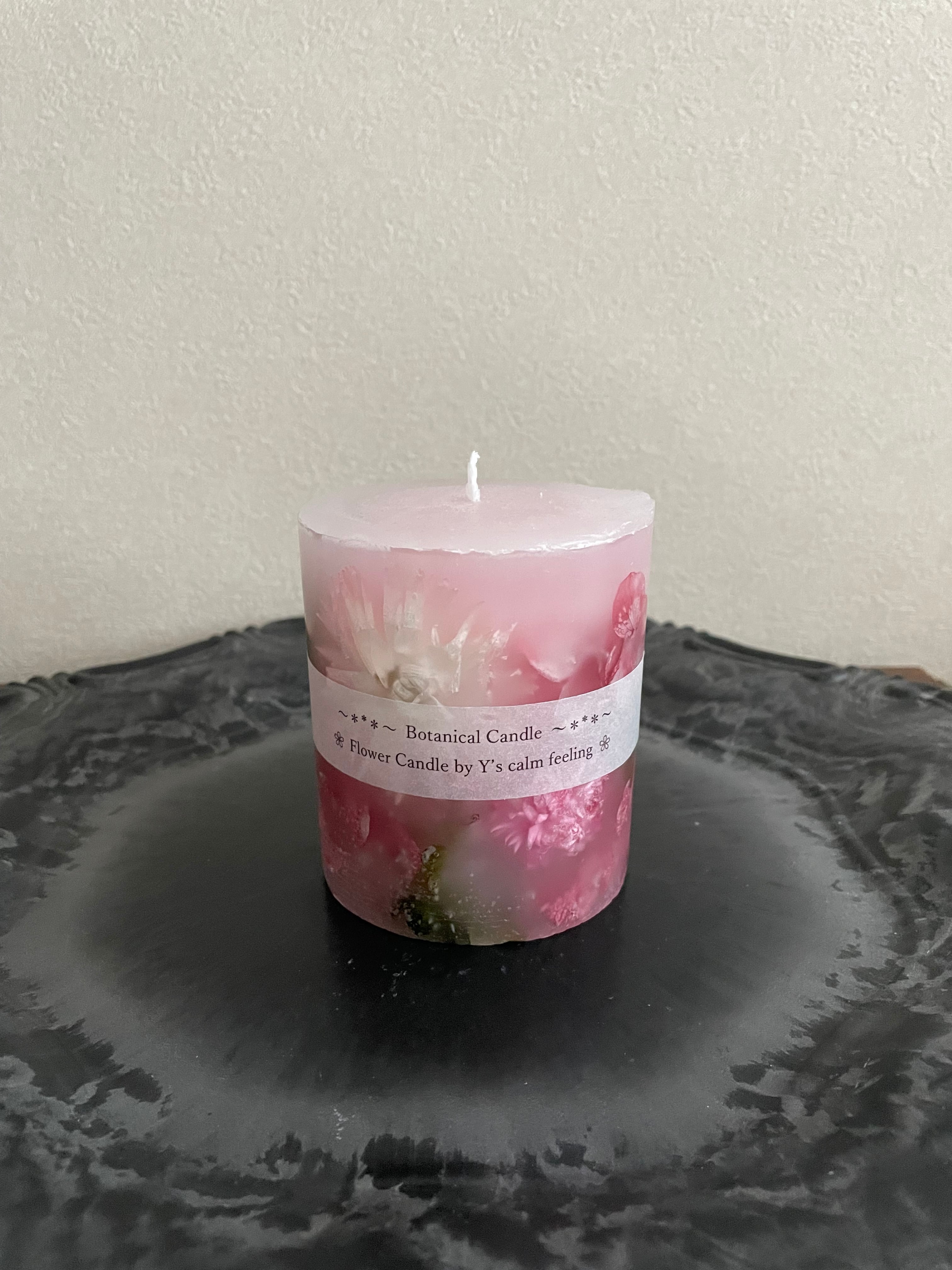 フラワーいっぱいのボタニカルキャンドル | BeeSoy Candle & Soap