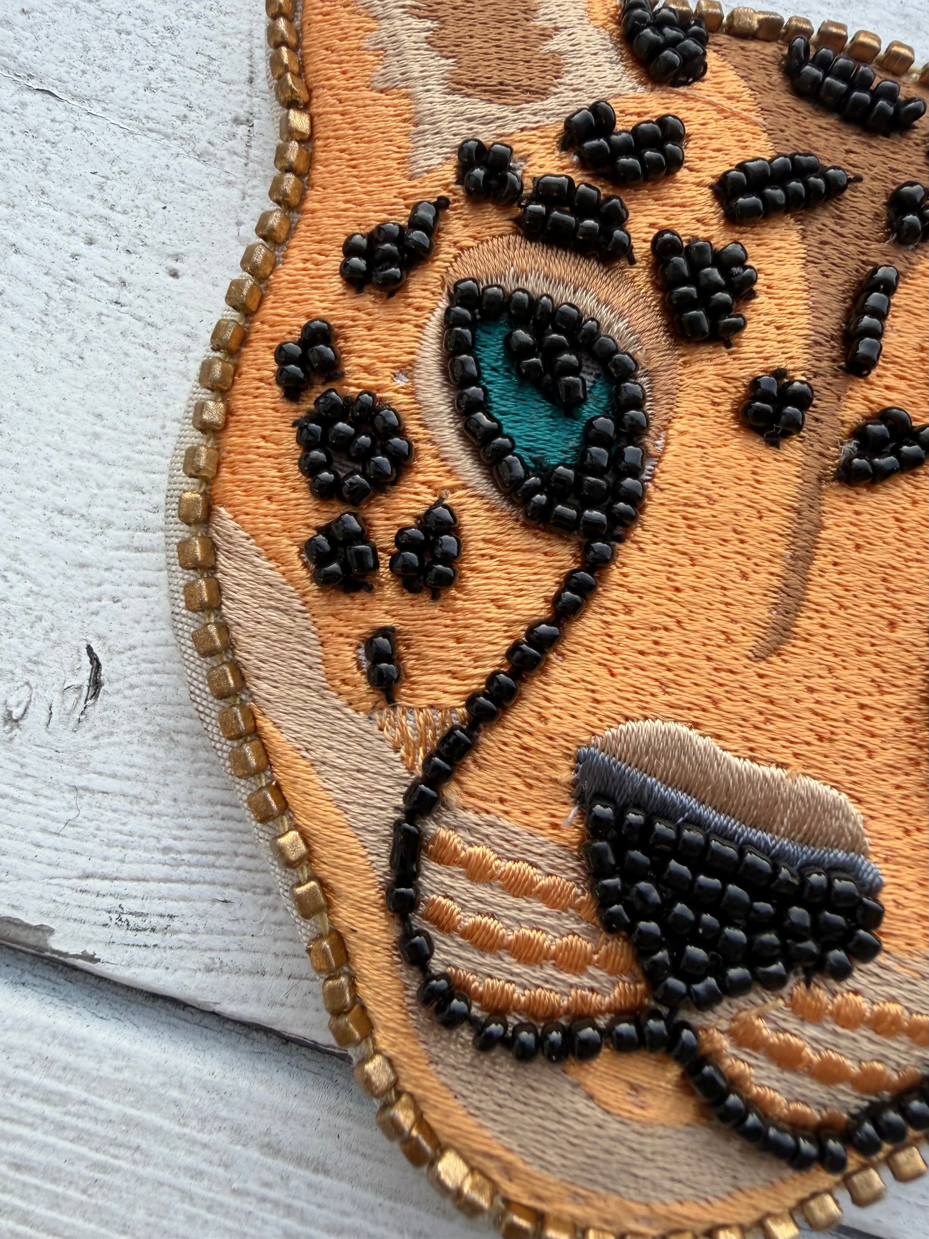 レオパード刺繍ミラー /東京かんかん/M42-1678 | WACKY