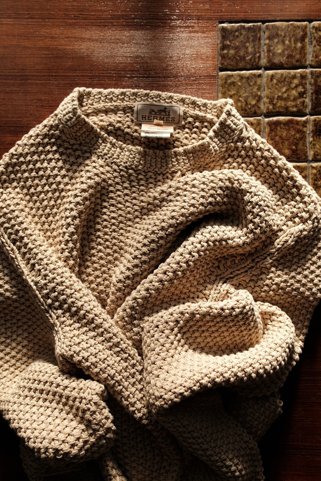 SS2000 HERMES MEN GAUGE KNIT