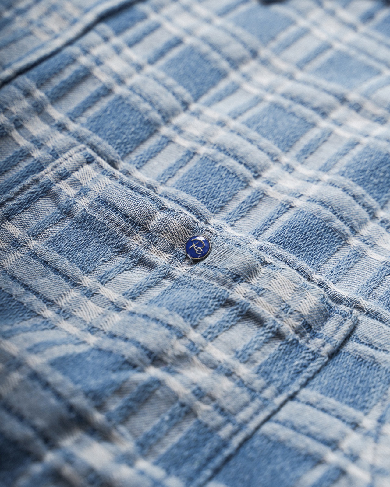 【#Re:room】CHECK DENIM SHIRTS JACKET［REJ148］