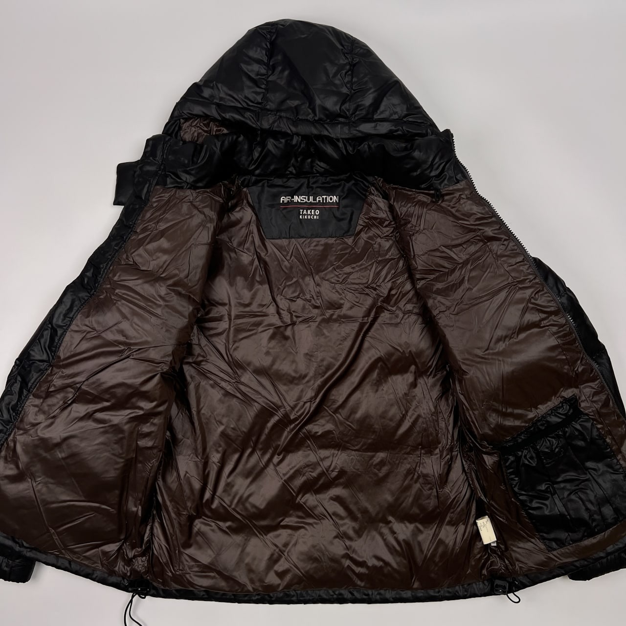 TAKEO KIKUCHI タケオキクチ フード付き ダウンジャケット サイズ 2 /ブラック/メンズ/ワールド