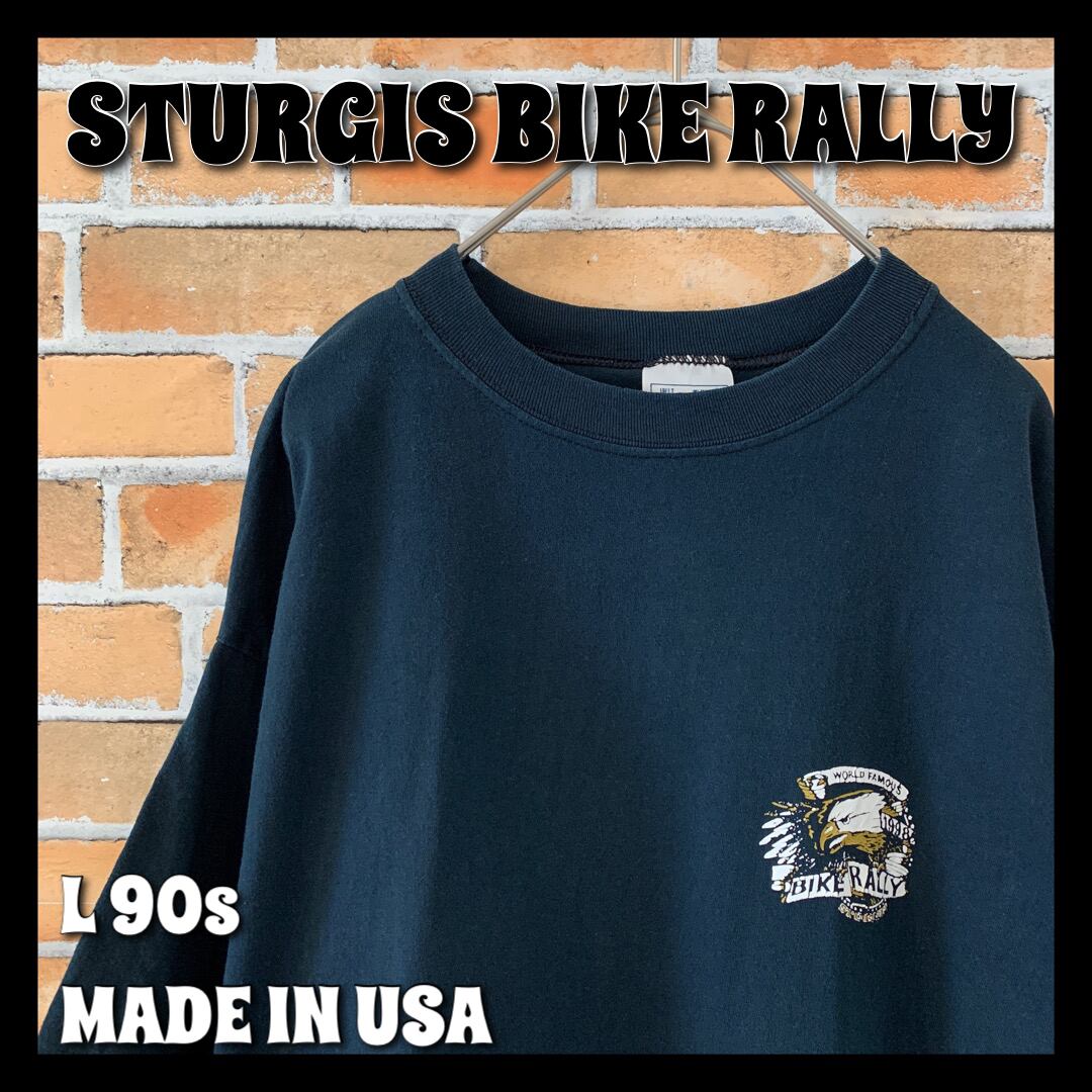 BIKE RALLY】90s ヴィンテージ Tシャツ バックプリント USA製ワン