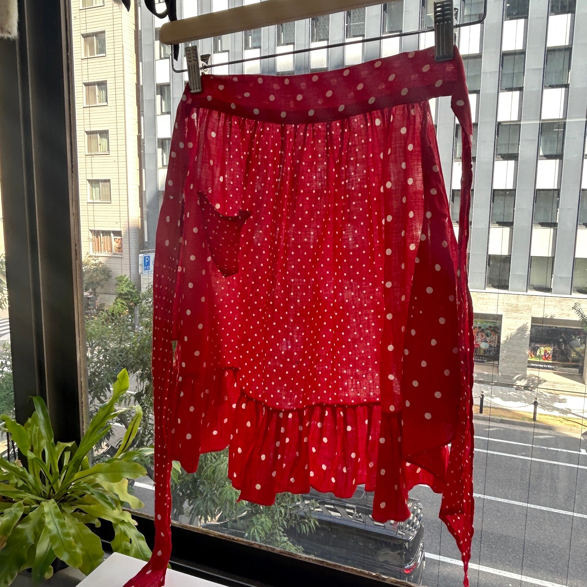 vintage Handmade 水玉エプロン | Milo Antiques & Vintage
