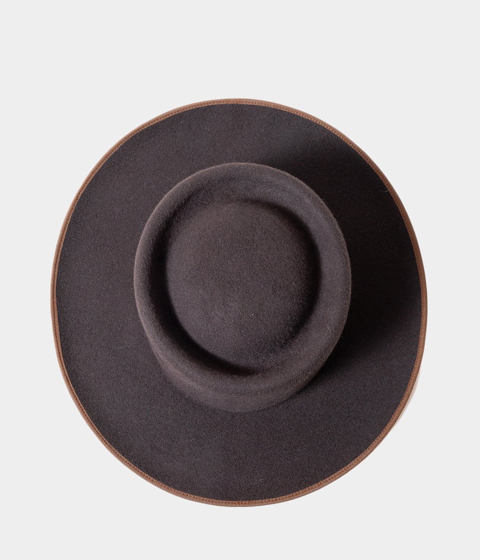 WOOL HAT BROWN