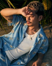 【SUNS】FLOWER PATTERN OPEN COLLAR SHIRTS［RSS027］