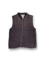 Zip up knit vest
