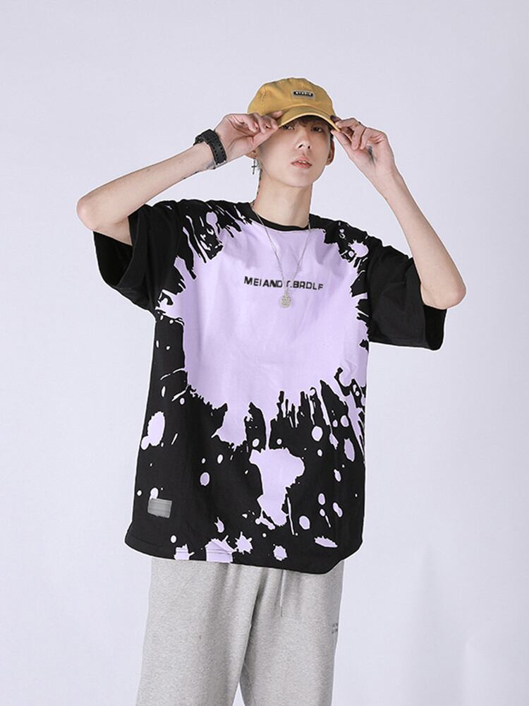 全2色 Tシャツ カットソー プリント カジュアル おしゃれ