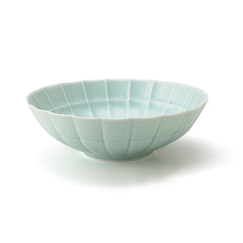 suzune 緑青磁/bluegreen 麺鉢 φ210 可愛い食器 パステルカラー食器