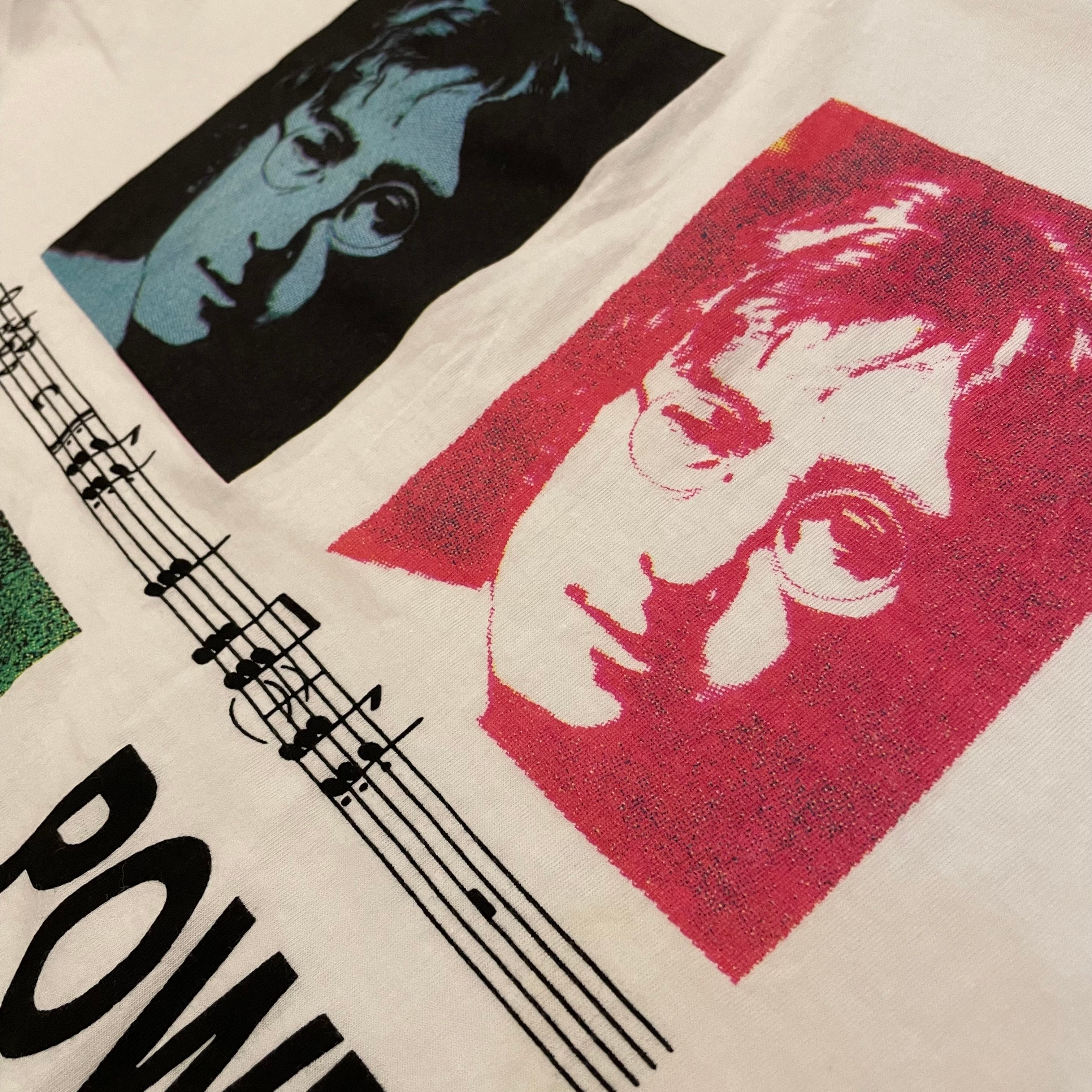 90s JOHN LENNON ジョン・レノン イラスト プリントTシャツ 希少