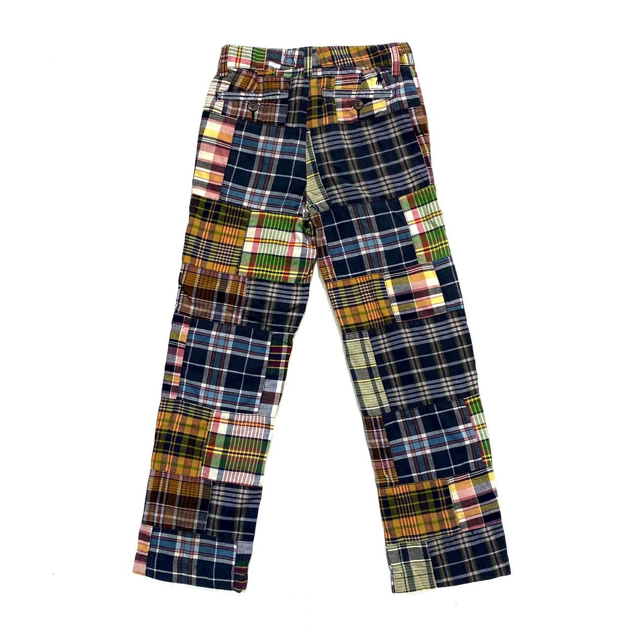 Ralph Lauren ラルフローレン パッチワーク チェックパンツ W36 kids】Polo by Ralph Lauren ポロラルフローレン パッチワークチェック