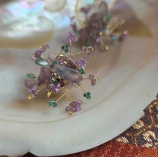 ⚘garden⚘　日本の伝統色シリーズ《春》　～藤～