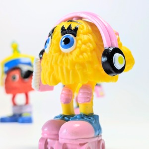 ☆VINTAGE 1989☆【 McDonald's / マクドナルド 】1989 McDonald's Happy Meal Toy "Funny Fry Friends" 『 Rollin' Rocker(ローラースケート) 』Happy Meal Toy / ミールトイ / フライキッズ / フライガイ / フライガール 〚アメリカン雑貨 アメトイ〛