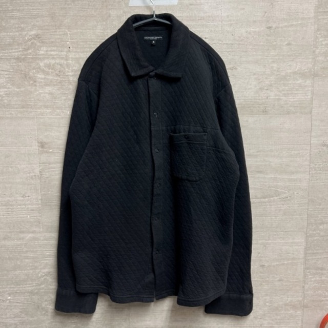 Engineered Garments エンジニアードガーメンツ キルティングシャツ sizeS ブラック 【中目黒B3】
