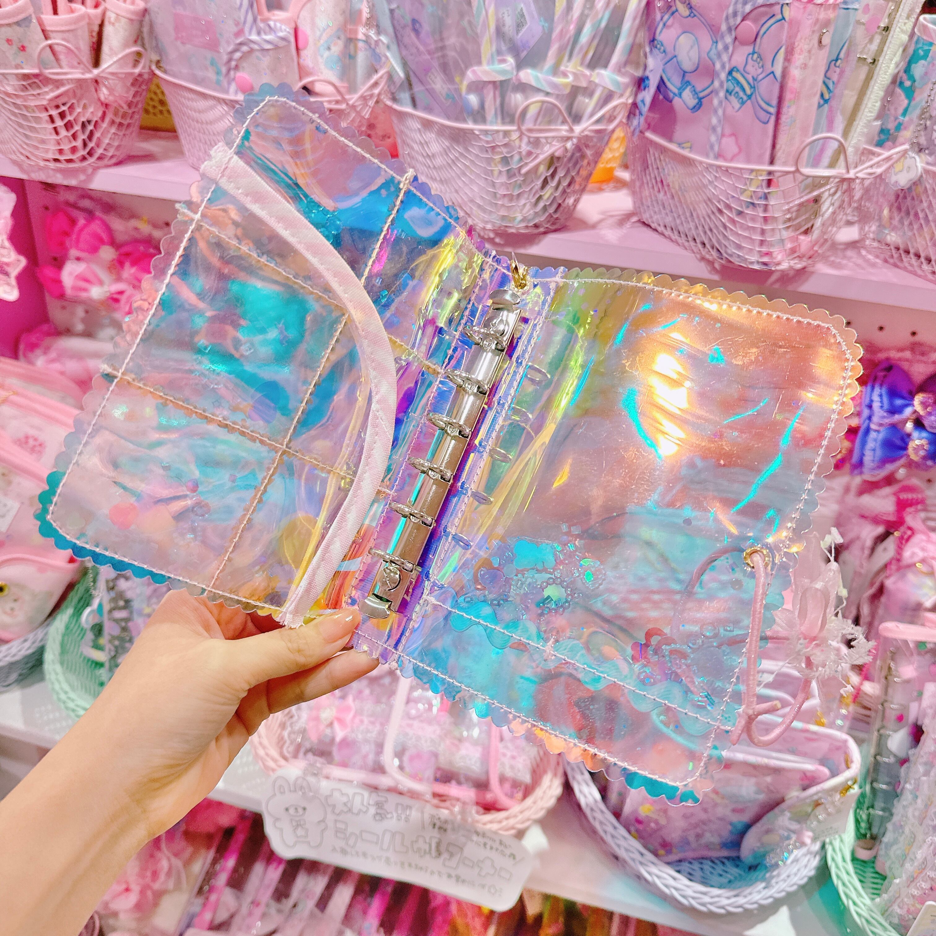 【K2】80-1キラキラA7シール帳（６穴）