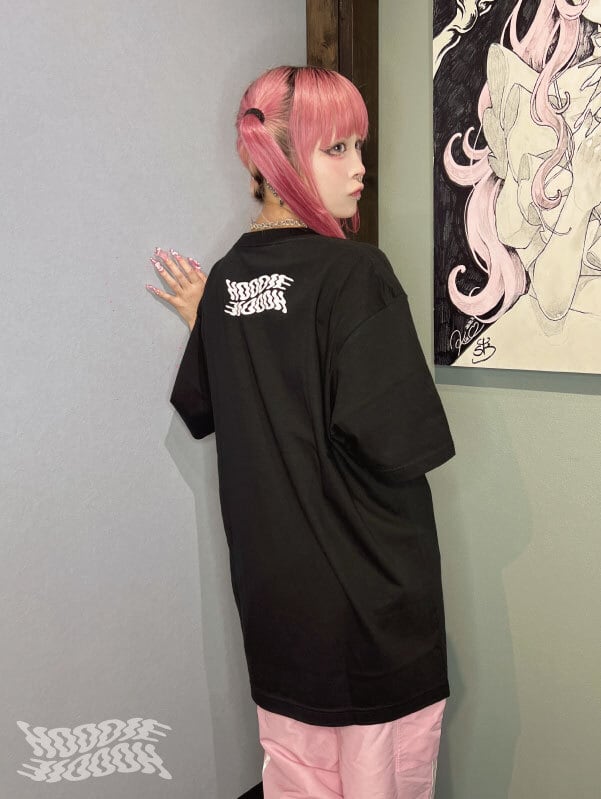 HOODIE】x KUUA collaboration 24 T/S BLACK | MUDSELEKTOR