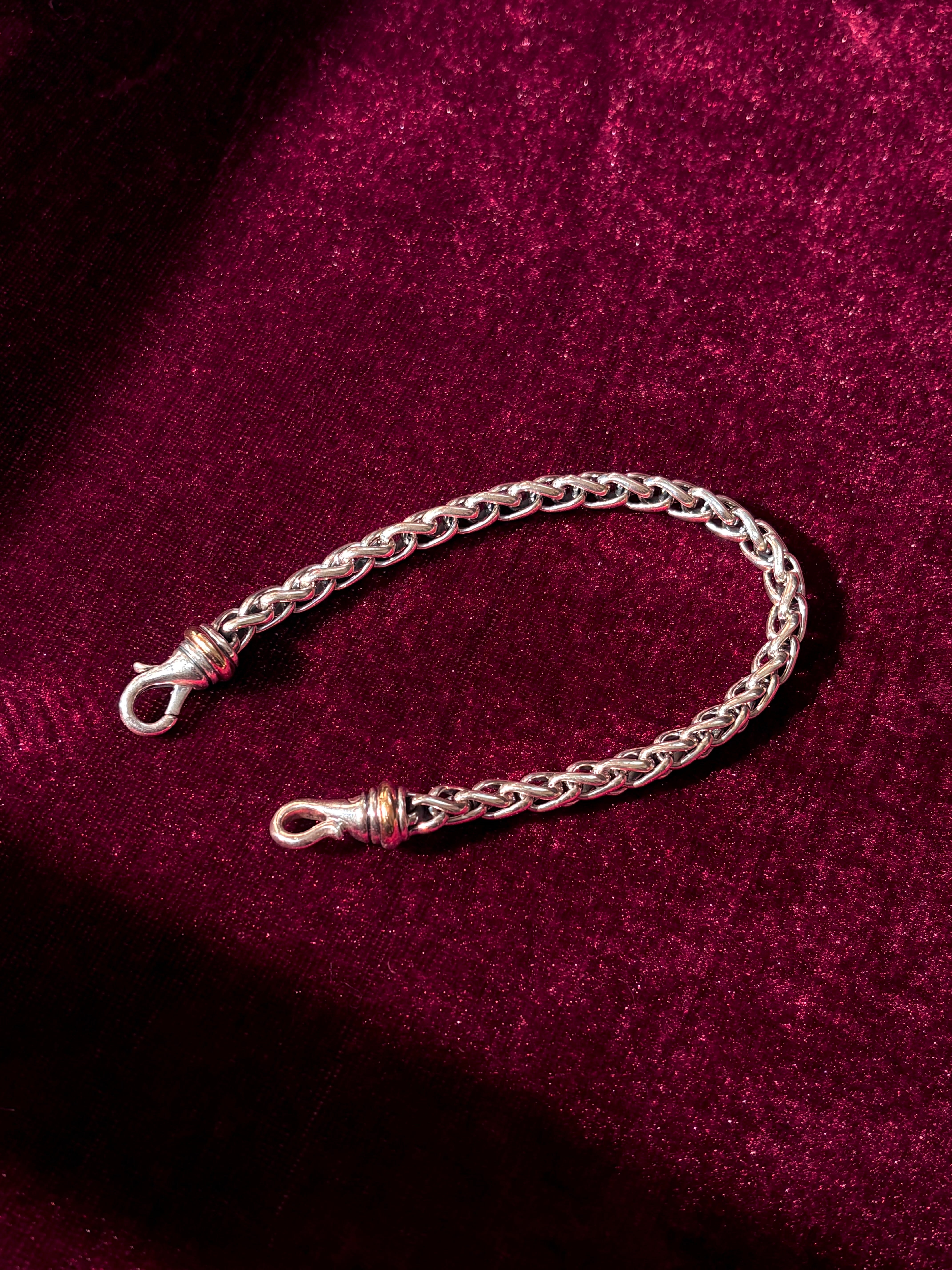 14k Accent Wheat Chain Bracelet -DAVID YURMAN-