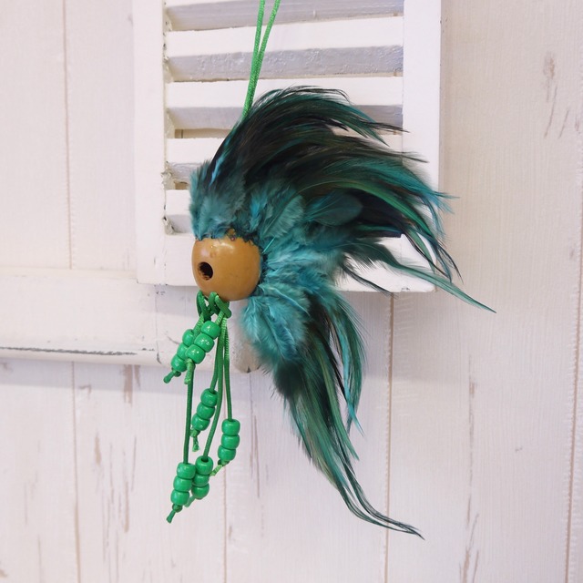 ★ハワイ直輸入★イカイカ／お守り／魔除け／ハワイアンヘルメット／緑＜32 グリーン＞