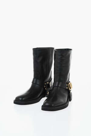VALENTINO ブーツ レザー・カーフレザー