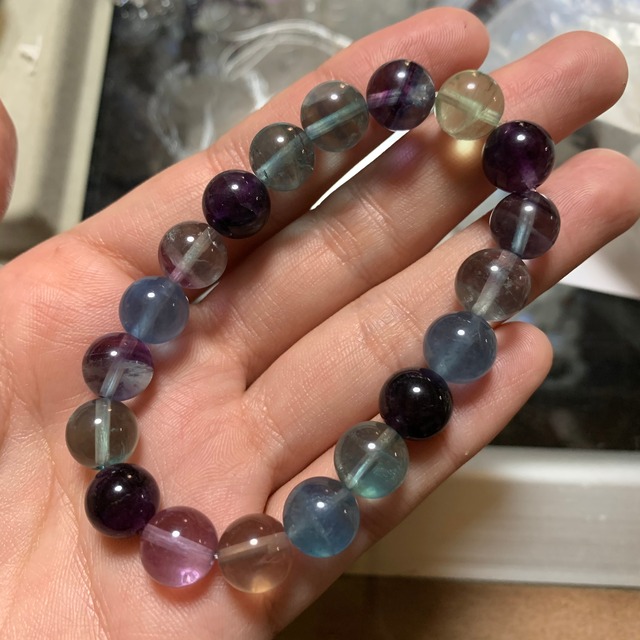 32 フローライトブレスレット