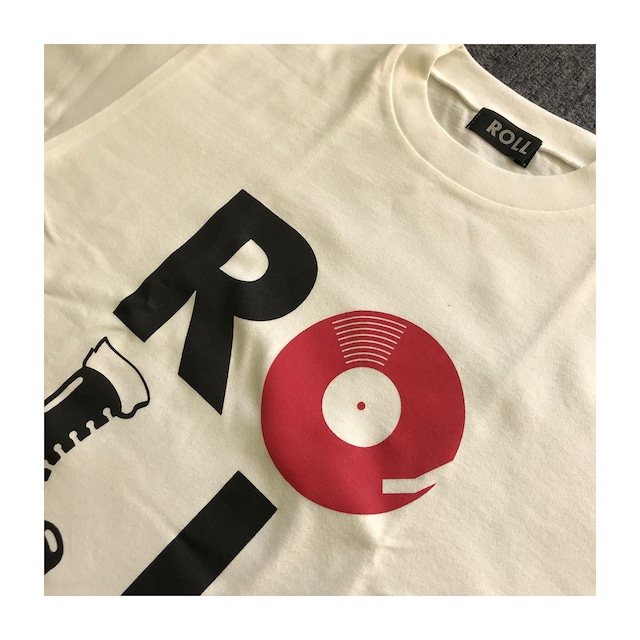 【SALE 50%OFF!!!】ROLL : " Record Logo "  T-Shirt
