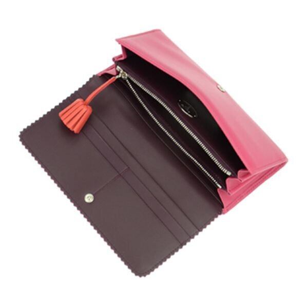 LOEWE ロエベ 長財布 ロゴ入り ユニセックス レッド ピンク lewis0319